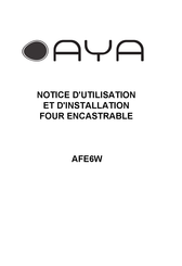 AYA AFE6W Notice D'utilisation