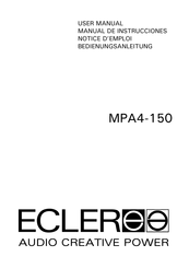 Ecler MPA4-150 Notice D'emploi