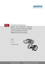 AUMA AC 01.2 Non-Intrusive Instructions De Service