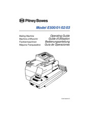 Pitney Bowes E503 Guide D'utilisation