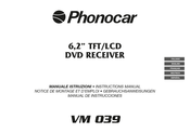 Phonocar VM 039 Notice De Montage Et D'emploi