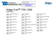 Thorne & Derrick Dräger X-am 1700 Notice D'utilisation