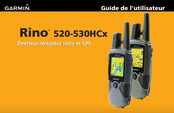 Garmin Rino 520HCx Guide De L'utilisateur