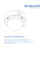 Avigilon 9W-H3-3MH-DO1-B Guide D'installation