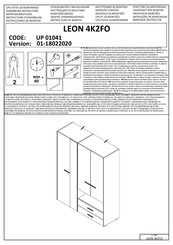 BUT LEON 4K2FO Instructions D'assemblage