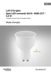 Luminea Home Control ELESION LAV-210.rgbw Mode D'emploi