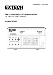 Extech Instruments 382280 Manuel D'utilisation