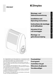 Dimplex FW 550 F Instructions De Montage Et D'utilisation