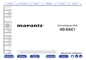 Marantz HD-DAC1 Manuel De L'utilisateur