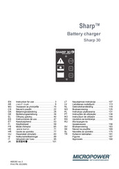 MicroPower Sharp 30 Mode D'emploi