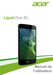 Acer Liquid Zest Plus T08 Manuel De L'utilisateur