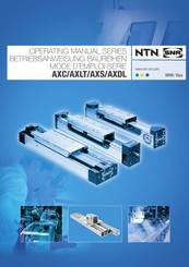 NTN-SNR AXC Série Mode D'emploi