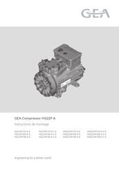 GEA HGX22P/160-4 A Instructions De Montage