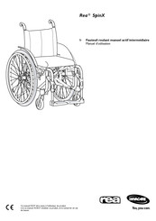 Invacare Rea SpinX Manuel D'utilisation