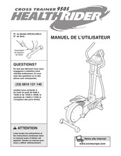 Healthrider CROSS TRAINER 950S Manuel De L'utilisateur