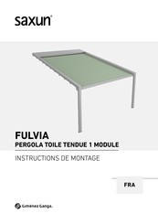 Saxun FULVIA Instructions De Montage