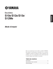 Yamaha S10e Mode D'emploi