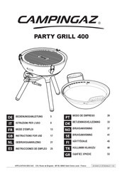 Campingaz PARTY GRILL 400 Mode D'emploi