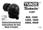 Tunze Turbelle e-jet 1005 Mode D'emploi