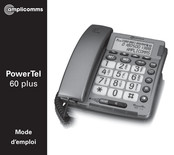 Amplicomms PowerTel 60 plus Mode D'emploi