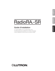 Lutron RadioRA-SR Guide D'installation