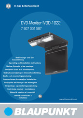 Blaupunkt IVOD-1022 Notice D'emploi Et De Montage
