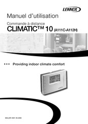 Lennox Climatic 10 Manuel D'utilisation