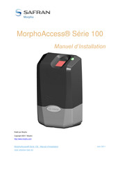 Sagem Safran MorphoAccess 100 Série Manuel D'installation