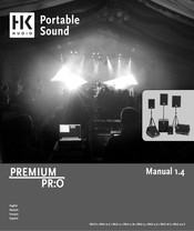 Hk Audio PREMIUM PR:O Série Mode D'emploi