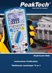 PeakTech 3690 Instructions D'utilisation