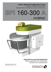 Esmach SPI 160 A hybrid Notice D'utilisation Et De Maintenance