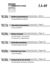 HumanTechnik LA-60 Mode D'emploi