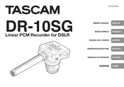 Tascam DR-10SG Mode D'emploi