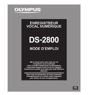 Olympus DS-2800 Mode D'emploi