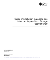 Sun Microsystems Sun Storage 6580 Guide D'installation Matérielle