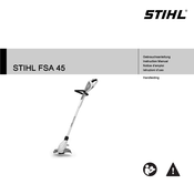 Stihl FSA 45 Notice D'emploi