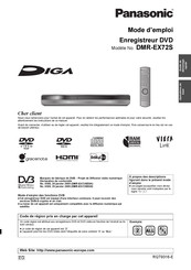 Panasonic DIGA DMR-EX72S Mode D'emploi