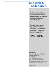 Rechner Sensors KXA-5-4 Série Manuel D'utilisation