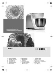 Bosch MUM5 Serie Notice D'utilisation