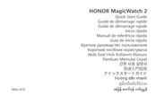 honor MagicWatch 2 Guide De Démarrage Rapide