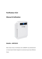 Climadiff AIRPUR10 Manuel D'utilisation