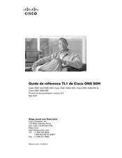 Cisco ONS 15310-MA SDH Guide De Référence