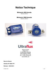 UltraFlux Minisonic 2000 bicorde Notice Technique