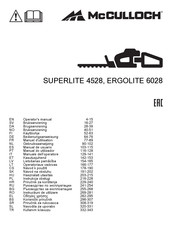 McCulloch Ergolite 6028 Manuel D'utilisation