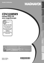 Magnavox CDV220MW9 Guide D'utilisation