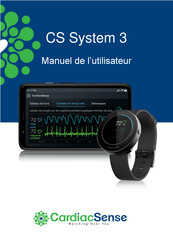 CardiacSense CS System 3 Manuel De L'utilisateur