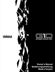 Yamaha G10 Mode D'emploi