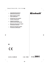 Einhell RT-MG 200 E Mode D'emploi D'origine