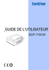 Brother DCP-770CW Guide De L'utilisateur