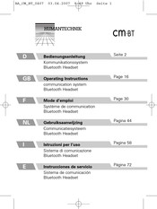 HumanTechnik CM-BT Mode D'emploi